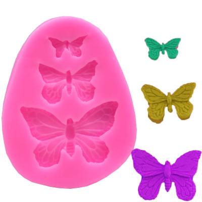 Butterfly silicone mold chocolate cake mold turn sugar cake baking mold