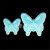 Small 2pcs butterfly cutting die embossing die DIY cake decoration tool cookie impression