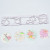 New stroller cart cutting plastic cookie mold DIY cake mold turning sugar cake decoration tool