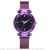 Hot style star crystal face fashion hot button ladies watch