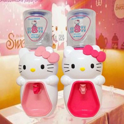 KT Hello Kitty Creative Mini Small Water Dispenser Desktop Small Bucket Desktop Office Home Cartoon Cute