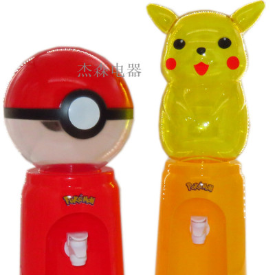 Super Cute Three-Dimensional Pet Elf Pikachu Poke Ball Cartoon 8 Cups of Water Mini Drinking Fountain