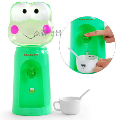 Cute Little Frog 8 Cups of Water Non-Heating Water Dispenser Healthy 8 Cups of Water Cartoon Mini Desktop Water Dispenser