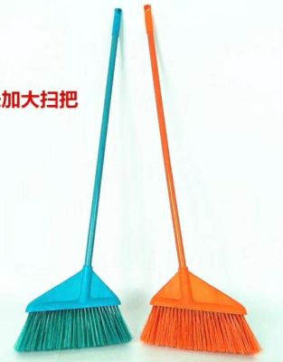 Monochrome broom, single broom, wooden pole sweep, single sweep, set sweep