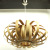 New unique handmade bamboo leather chandelier loft chandelier living room lamp bamboo products lamps
