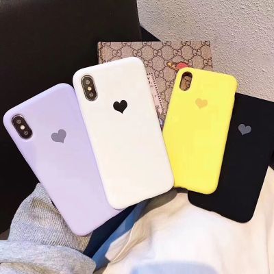 Heart liquid silicone mobile phone case protective cover