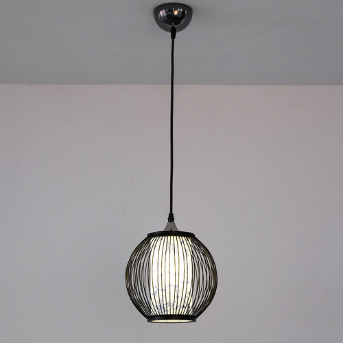 foreign trade exclusive for chinese small droplight solid wood fake antique blue and white single-head droplight classical