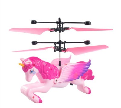 New exotic induction flying horse aircraft symposium unicorn lights suspension pony polly New toys
