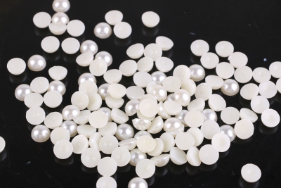Semi-pearl material non-porous material ABS pearl