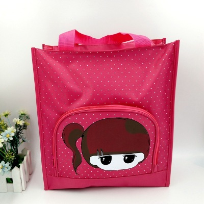 Factory Direct Sales No. 034 Cartoon Pattern Handbag for Primary and Secondary School Students Tuition Bag Oxford Fabric Bag