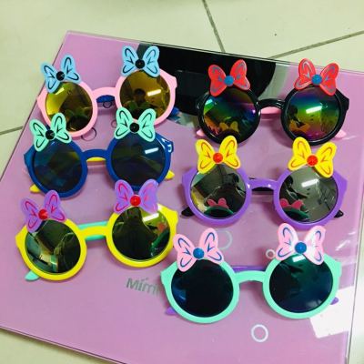 Children's cartoon colored Children's glasses mix colors