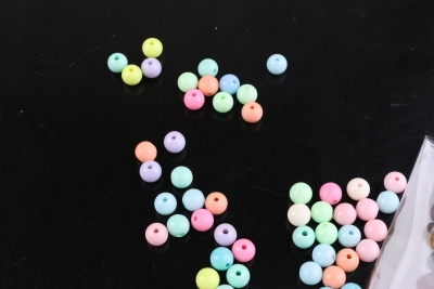 Colorful acrylic beads DIY beads