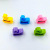 Japan and South Korea Stationery Cartoon Duck Mixed Color Pencil Sharpener Environmental Protection Mixed Color Pencil Shapper Wholesale Can Be Customization as Request