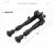 Y01 telescopic legs 9 inch 20mm wide AWP tripod feet clamping fixture