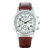 Wechat business style gift watch fashion three eyes blue light men's belt quartz watch business casual men's wrist watch