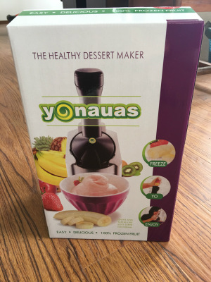 Yonauas Ice Cream Machine Ice Cream Machine Fruit Ice Cream Machine Ice Crusher