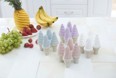 J06-6022 Creative ice cream molds for summer ice cream making ice box ice cream plastic ice cream molds