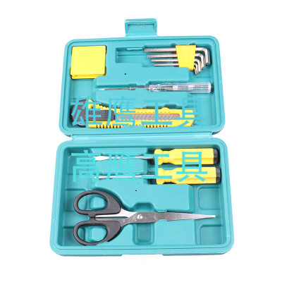 Household hardware toolbox scissors screwdriver combination set emergency repair kit gift kit