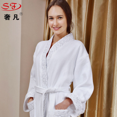 five-star hotel bathrobe cotton bathrobe bathrobe towel material couple nightgown men and women thickened absorbent bathrobe