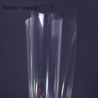 Bouquet wrapping paper material dustproof waterproof cellophane 4.7 thick transparent opp flower packaging material