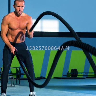 Gravity on the rope. Fitness swing rope gym dedicated to good quality