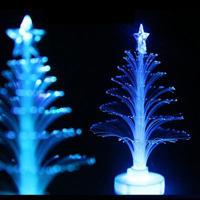Romantic gift colorful fibre-optic Christmas tree creative colorful flashing Christmas tree night light