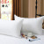 Stars hotel guesthouse pillow core white feather velvet superfine fiber pillow full imitation feather cloth ground cloth