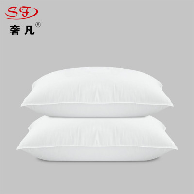 Zheng hao hotel supplies hotel bedding cotton comfortable fast sleep pillow core feather velvet pillow manufacturers direct sales