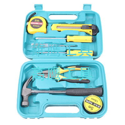 8 hardware pieces toolbox, car home emergency maintenance equipment set