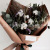 Florist for paper vintage material, Seasonal printed double-color kraft paper Korean flowers gift bouquet wrapping