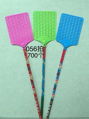 Fly swatter with bamboo handle