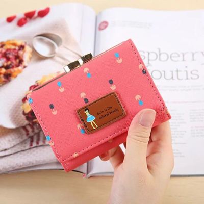 Women's Short Wallet Small Wallet Women's Wallet Cute Korean Style E-Commerce Hot Sale Factory Direct Sales Price Discount