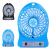 Snowflake fan USB fan three - speed adjustable plantain charging fan portable mini desktop fan