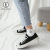 Socks female smiling face embroidery Japanese original sufeng socks pure color cotton college style female stockings