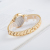 Foreign trade hot new simple alloy set diamond bracelet watch girls fashion trend watch fashion watch wholesale