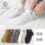 Socks female smiling face embroidery Japanese original sufeng socks pure color cotton college style female stockings