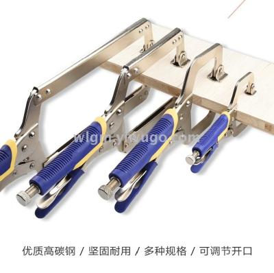 Universal pressure pliers, locksmith's set pliers, carpenter's set pliers, type C and type G vise