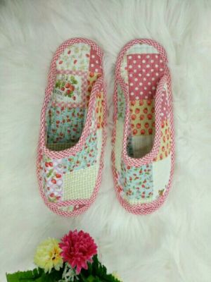 Korean version of home shoes cotton non-slip slippers cotton