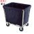  steel thickened rectangular cone type cloth cart service cart hotel guesthouse guest room cleaner driver push work cart