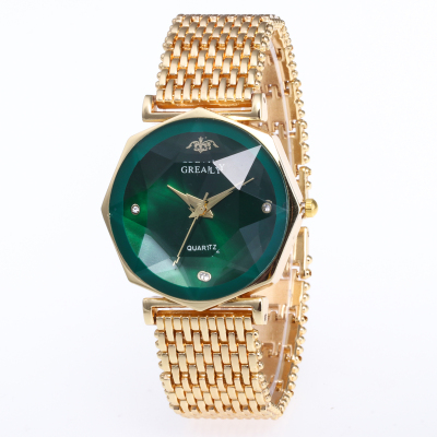 2019 hot style steel bracelet watch fashion diamond mirror luxury fashion ladies quartz watch manufacturers direct sale