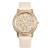 Amazon's hot new south version of the fashion belt with diamond dripping oil design and color trend ladies quartz watch