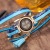 2019 new fashion ladies bracelet double winding quartz watch tassel pendant set diamond watch manufacturers direct sale