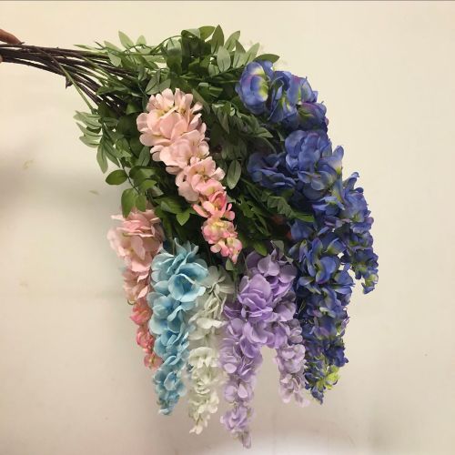 simulation wisteria branch bean flower branch encryption new bean flower wedding props decorative flower simulation hydrangea