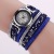 Woven series ladies vintage watch wechat business hot style primary source ladies fashion circle watch quartz watch