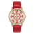 Amazon's hot new south version of the fashion belt with diamond dripping oil design and color trend ladies quartz watch