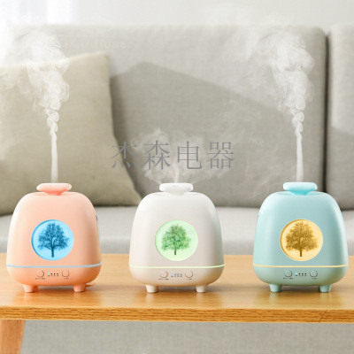 New Four Seasons Elf Aroma Diffuser Ultrasonic Household Desk Aromatherapy Creative Atmosphere Night Light Humidifier