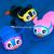 Baby penguin baby baby bath swimming pool clockwork swimming toy