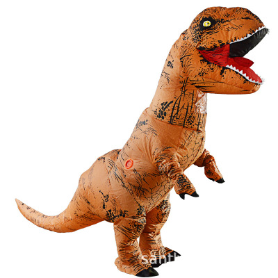 Manufacturer sells first-hand adult muscle tyrannosaurus rex inflatable costume for holiday party performance