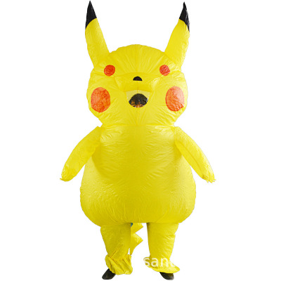 Manufacturers direct sale of a trade hot style Pikachu inflatable costumes holiday party performance clothes