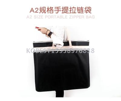Kangbaia2 portable file bag, student drawing bag, art folder, super capacity storage bag, album bag F6707